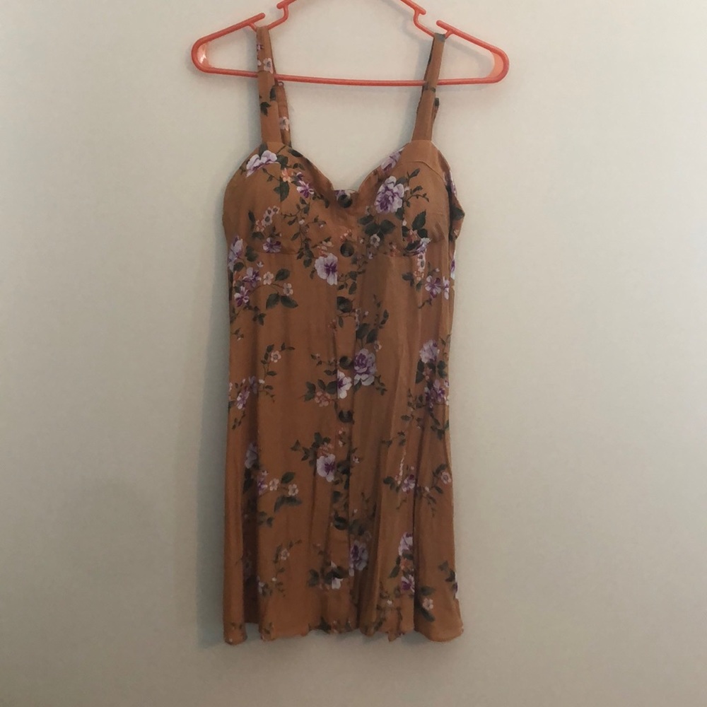 Yellow Floral Dress